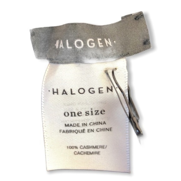 Halogen Charcoal Grey 100% Cashmere Scarf New - Picture 9 of 9